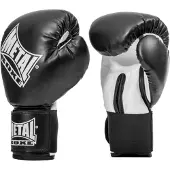 Metal Boxe Gants de boxe Initiation 10 Oz Noir
