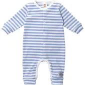 Makoma Barboteuse / body bleu / blanc