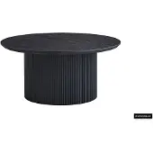 Molecule Table basse Lagos | Ø80 x 38 cm | Marron foncé