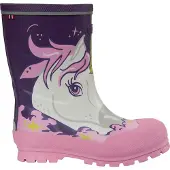 Viking Bottes en Caoutchouc - Jolly - Violet/Multi av. Licorne - - 25 - Bottes en Caoutchouc