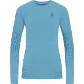 Odlo Performance Warm Long Sleeve Base Layer Bleu S Femme