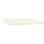 vidaXL Store rétractable Crème 400 x 200 cm Tissu