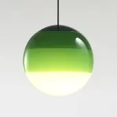 Marset Suspension , Dipping Light, dimmable, Vert, Salon / séjour, Verre, Design