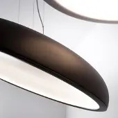 Stilnovo Suspension , Reflexio, dimmable, Noir, Salon / séjour, Métal, Design