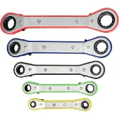 Benson Ringratsche 5 stk. metrisch + Halter