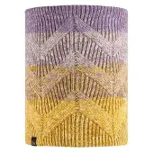 Buff Knitted&polar Fleece Neck Warmer Jaune,Violet Homme