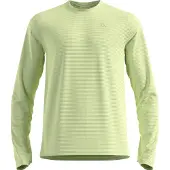 Odlo Hommes, T-shirt fonctionnel, Essentials Thermal Laufshirt mit Rundhalsausschnitt (XL), Vert, XL