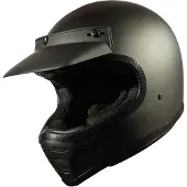 Peroz Gyamo Mat Noir Casque Intégral Taille 2XL