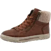 Mustang Bottines à lacets 'Janique' bordeaux