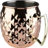 Aps Becher "MOSCOW MULE", Verres à cocktail, Marron, Cuivre, Or