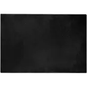 vidaXL Tapis antidérapant en fourrure synthétique Olite Noir 120 x 170 cm