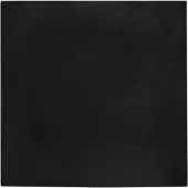 vidaXL Tapis antidérapant en fourrure synthétique Olite Noir 120 x 120 cm
