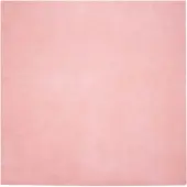 vidaXL Tapis en Fourrure Synthétique de Lapin Rose 120 x 120 cm