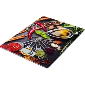Ecg KV 117 SLIM Chilli Multicolour Countertop Rectangle Échelle électronique de cuisine, Balance, Multicolore