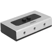 DeLOCK Commutateur 2 ports jack 3,5 mm manuel bidirectionnel