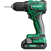 HiKOKI Perceuse visseuse 18V 2Ah Brushless 55Nm DS18DDWRZ Compact ma. auto 13mm HitCase