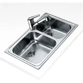 Teka Classique 2c 80 Réversible Rectangulaire Double Vasque