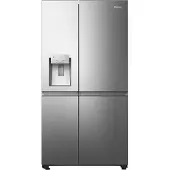 Hisense Rs818n4tic - Réfrigérateur Américain Largeur 91 Cm Hauteur 179 Capacité 632 L Nofrost Inox