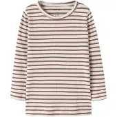 Name it T-Shirt 'NMNBani' chocolat / blanc