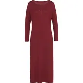 JOOP! Chemise de nuit rouge foncé