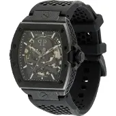 Philipp Plein Watches Montre à affichage analogique gris argenté / noir