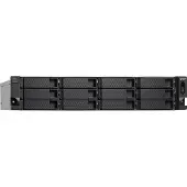 Qnap TL-R1200C-RP storage drive enclosure HDD/SSD enclosure Black, Grey 2.5/3.5"