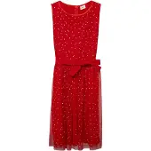 s.Oliver Robe rouge / blanc