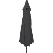 vidaXL Parasol de jardin anthracite 394 x 394 x 248 cm