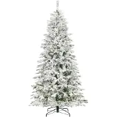 Springos Sapin de Noël artificiel ¿ Épicéa enneigé premium 250 cm