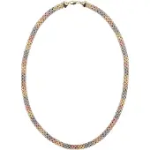 NAEMI Chaîne or / or rose / argent