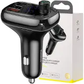 Baseus Transmetteur Bluetooth/chargeur de voiture S-13 (Overseas Edition) - noir