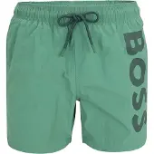 BOSS Shorts de bain 'Octopus' sapin / vert foncé