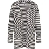 Dreimaster Maritim Cardigan noir / blanc