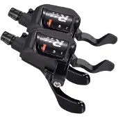 Microshift Shifter Set Argenté 2 x 11s
