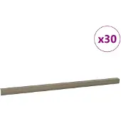 vidaXL Nez de marche 30 pcs Champagne 67 cm Aluminium