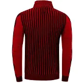 Rusty neal Pull-over rouge carmin / noir