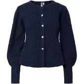 Pieces Cardigan 'PCAnnie' bleu marine