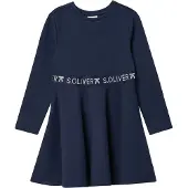 s.Oliver Robe bleu foncé / argent