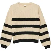 s.Oliver Pull-over crème / noir