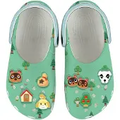 Crocs Sabot Classic Clog Animal Crossing Enfant | 33-34 | Vert