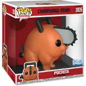 Funko POP! Pop! Jumbo Pochita 25 cm - Premium Figurine Chainsaw Man Vinyl Collectible