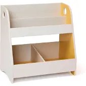 Kids Concept Bibliothèque - 60x35x60 cm - Gris/Mustard - - UneTaille - Unité d'Étagères