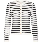 Ichi Cardigan 'IHLULS' noir / blanc naturel