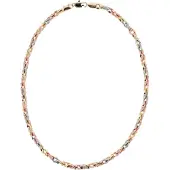 NAEMI Chaîne or / or rose / argent