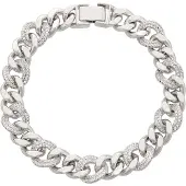 Faina Bracelet argent / transparent