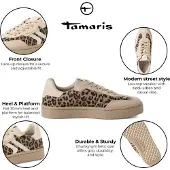 Tamaris Lacets de loisirs pour hommes en beige