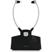 Resteq Casque sans fil TechniSat STEREOMAN ISI 3 pour télévision, couleur noire