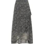 Dreimaster Jupe beige / bleu clair / noir