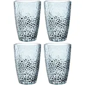 Leonardo Verre Long Drink Leonardo Matera Blue 340ml (Lot de 4)