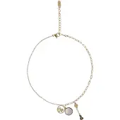 NAEMI Bracelet or / blanc